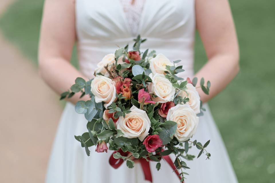 Kate & son très joli bouquet