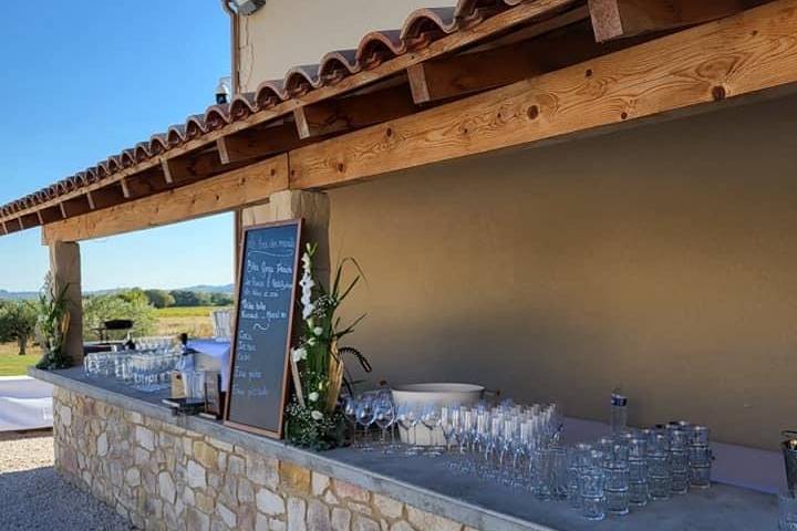 Bar pour cocktail