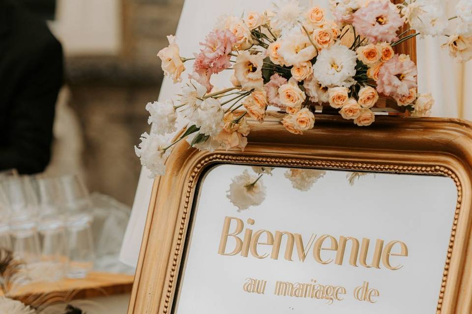 Panneau de bienvenue