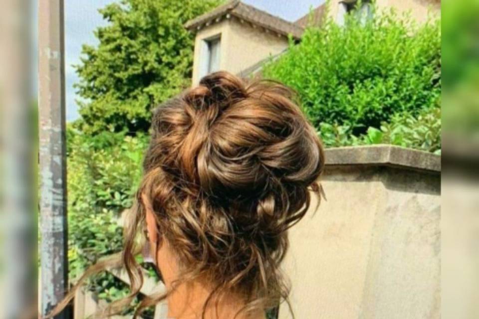 Chignon bohème