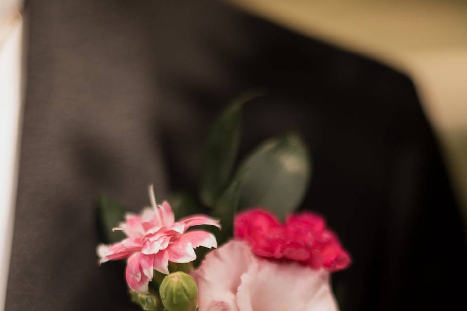 Boutonnière homme mariage