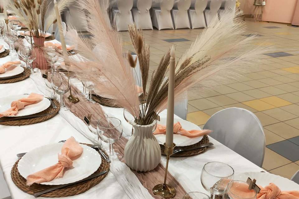 Détail de l’art de la table