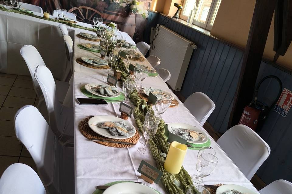 Table et matières naturelles
