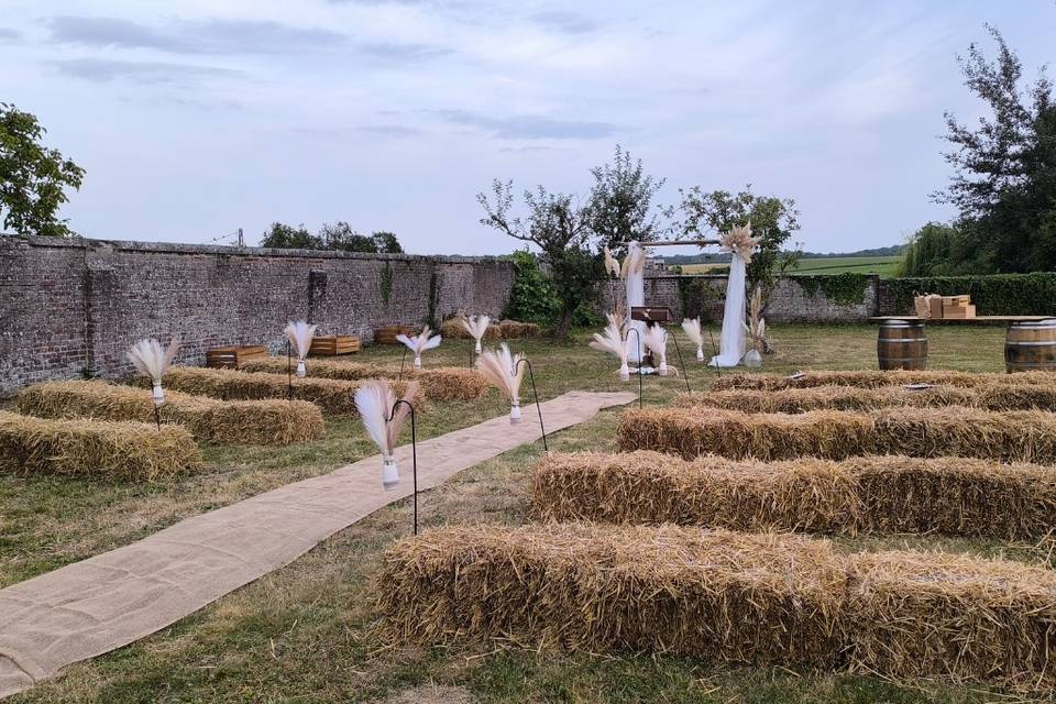Cérémonie en plein air