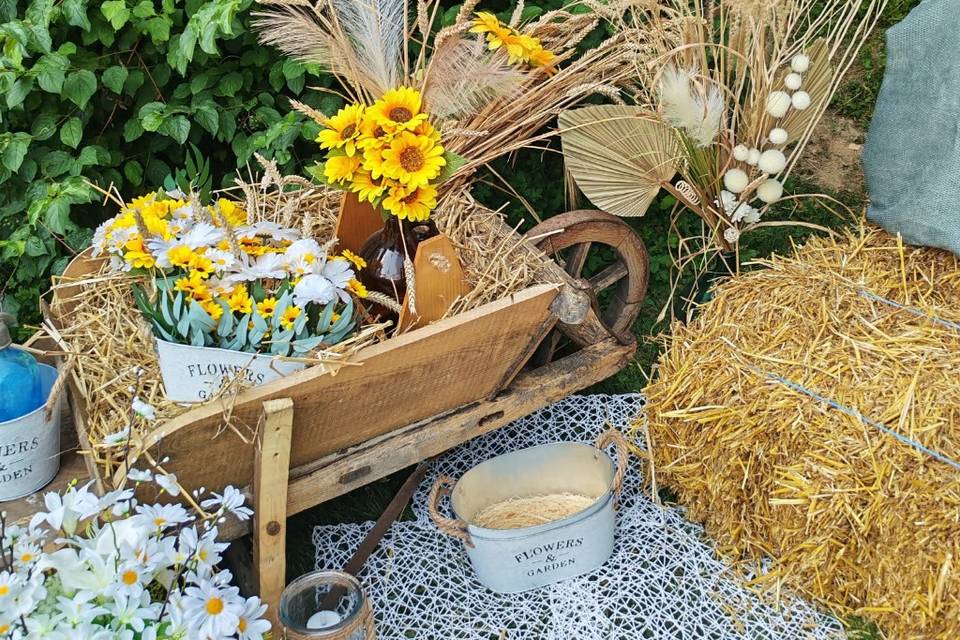 Tournesols et esprit rustique
