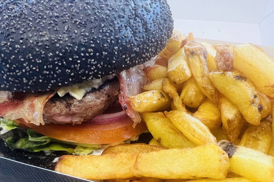 Black burger