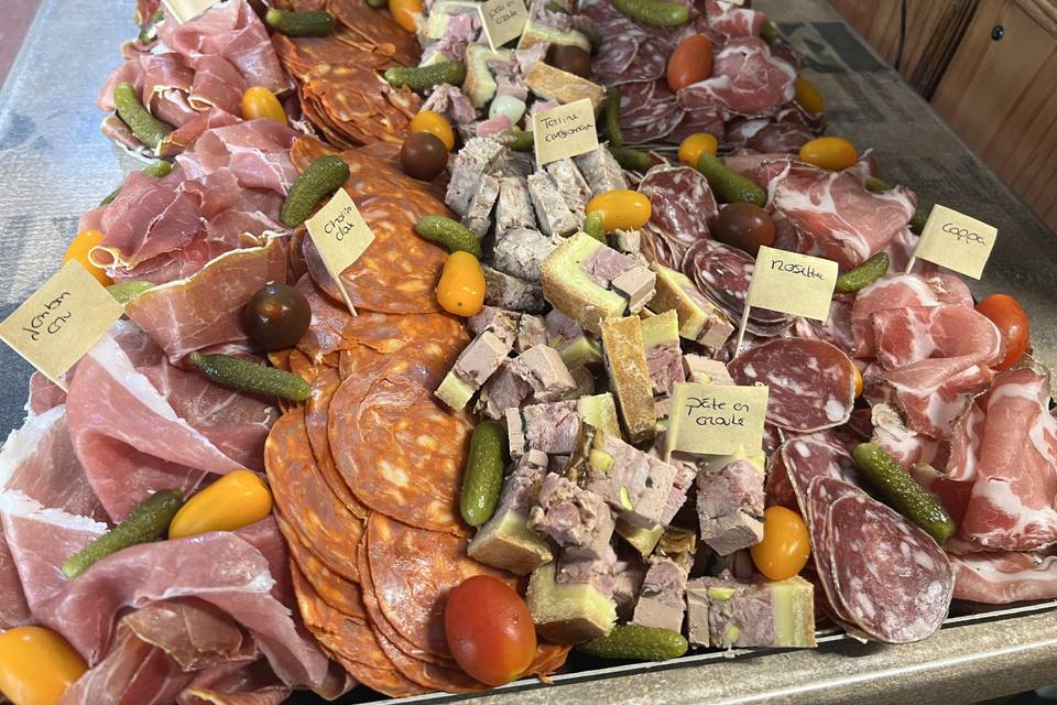 Plateaux charcuterie