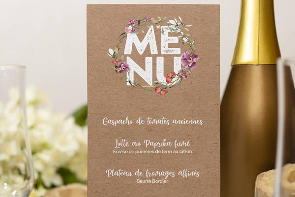 Faire-part Mariage Ceremony (carte pliée) – La Crafterie