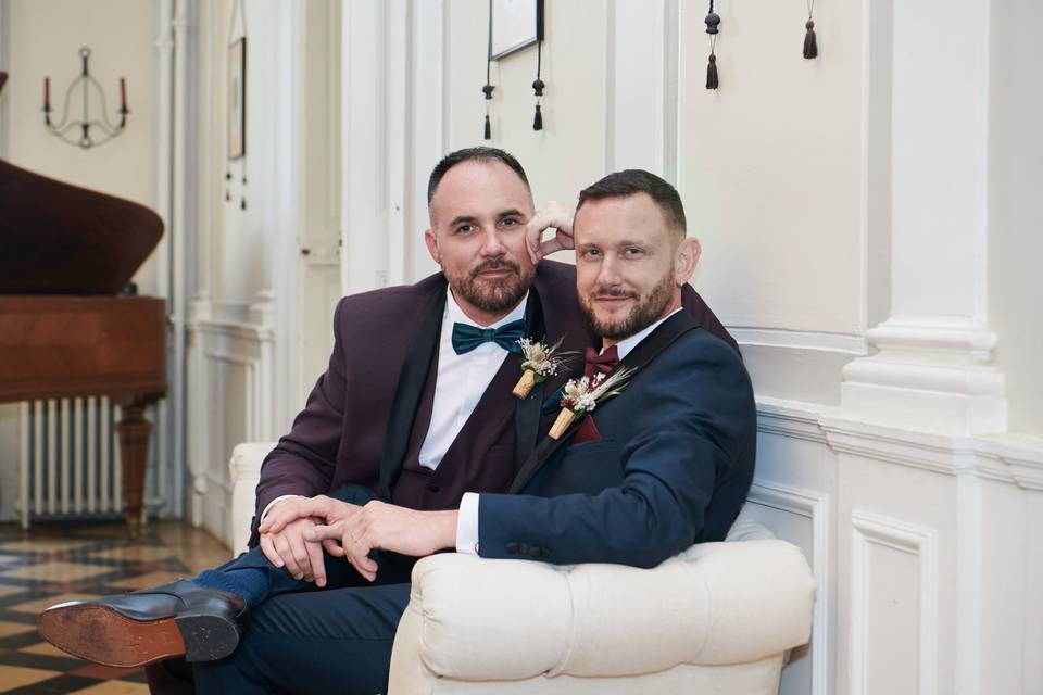 Boutonnières mariés