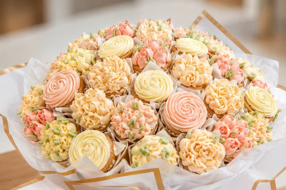 Bouquet de cupcakes