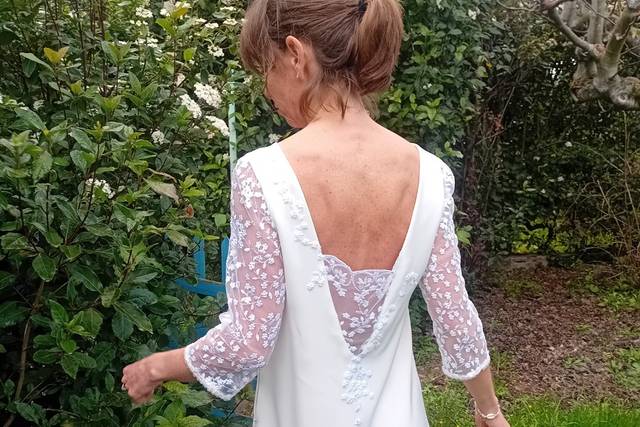 Robe trapèze longueur midi