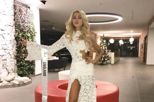 Robe dentelle guipure