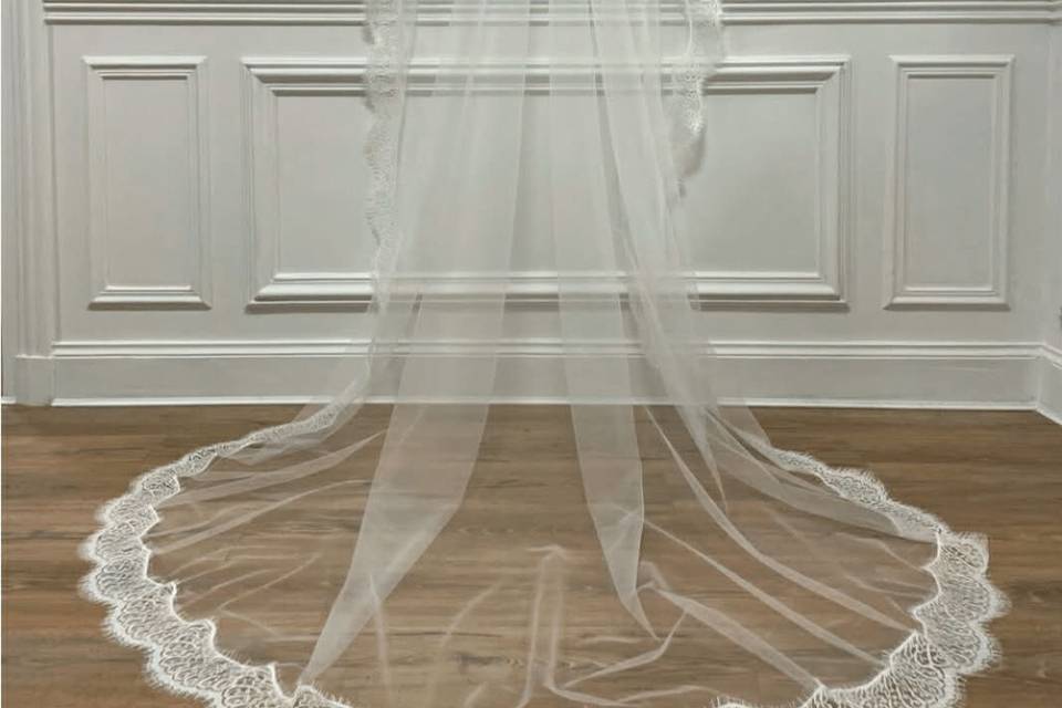 Sur-mesure le voile avec galon