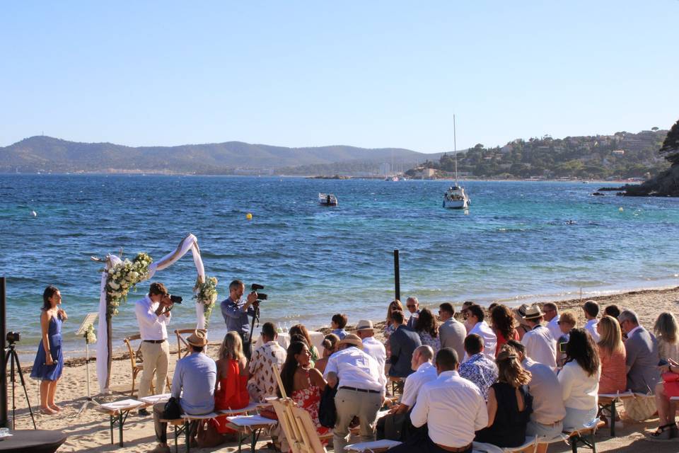 Mariage on the beach