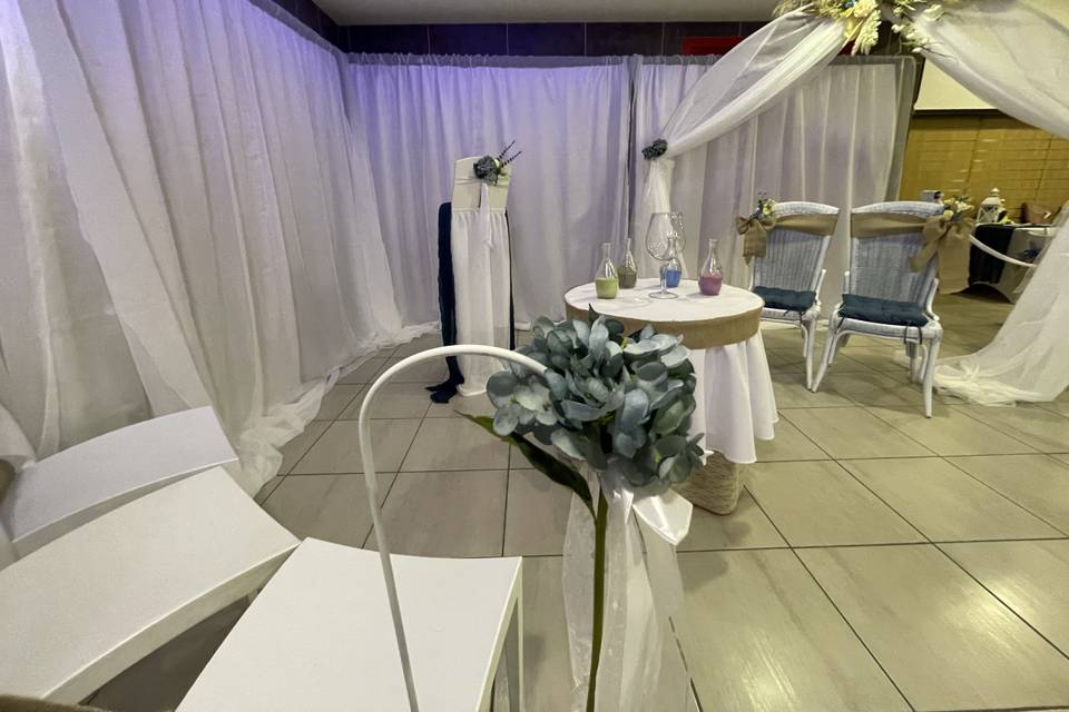 Déco bleu canard