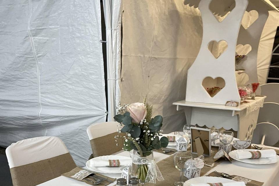 Déco bohême rose pale