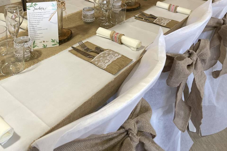 Déco jute en simplicité