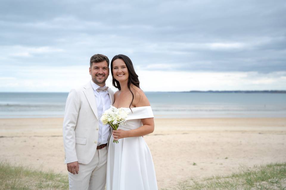 Couple sur la plage