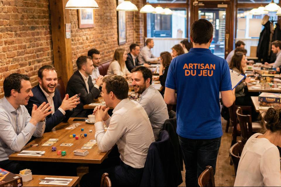 Bar à jeux convivial