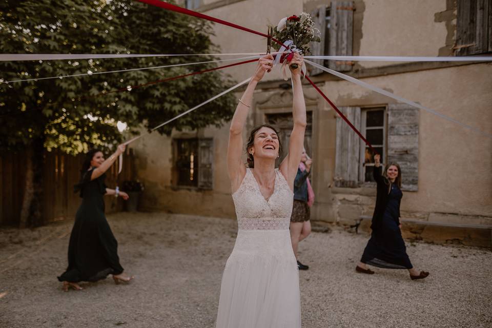 Pendant le vin d'honneur