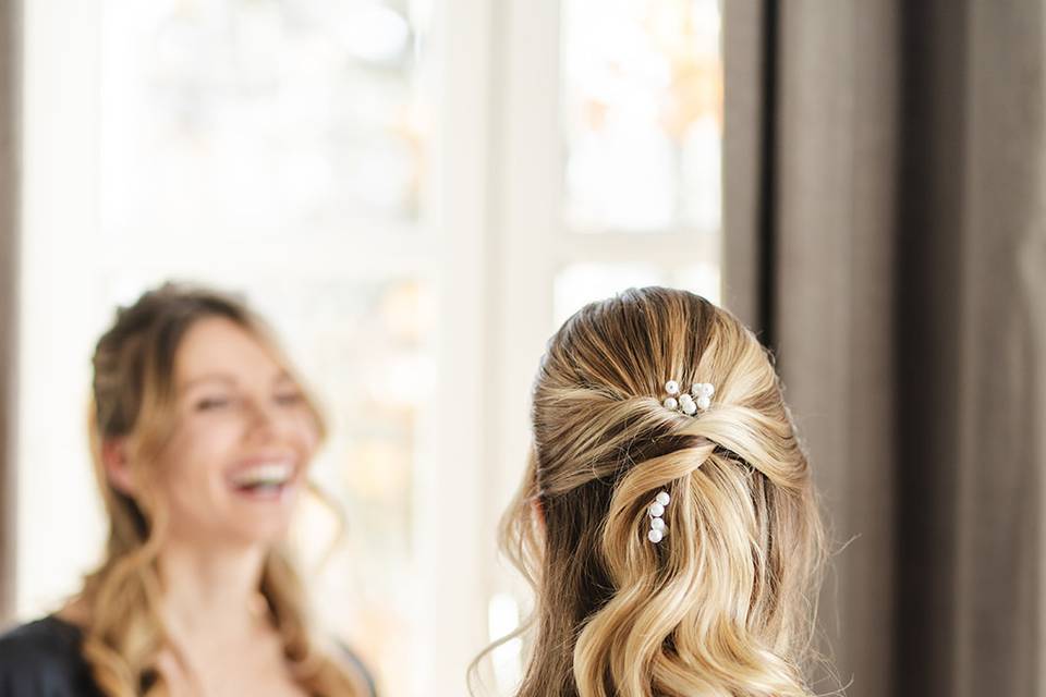 Préparatifs de la mariée