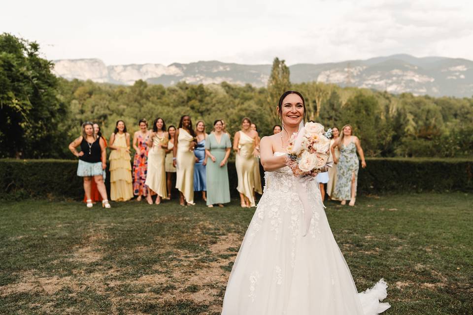 Lancé de bouquet