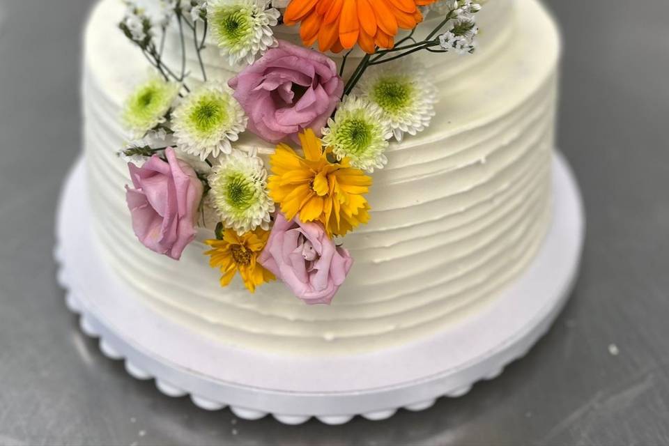 Wedding cake champêtre