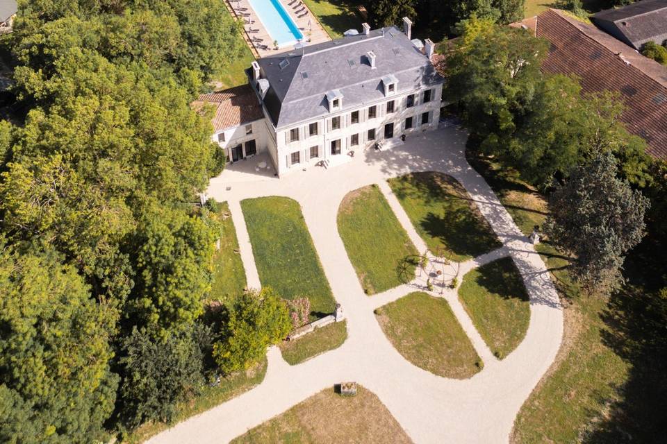 Vue piscine