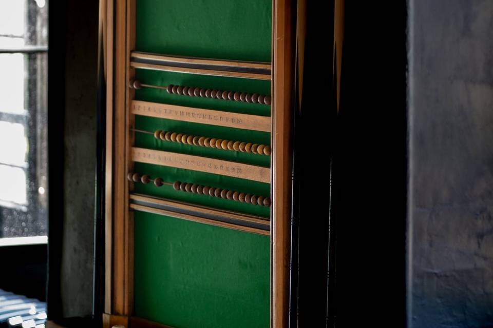 Détail du billard