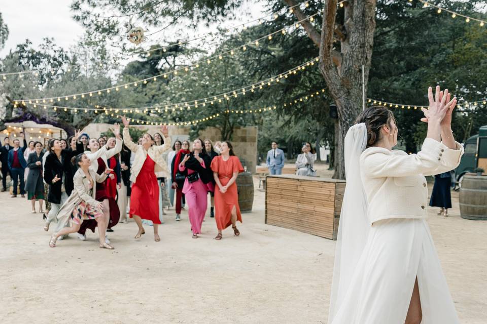 Lancé de bouquet