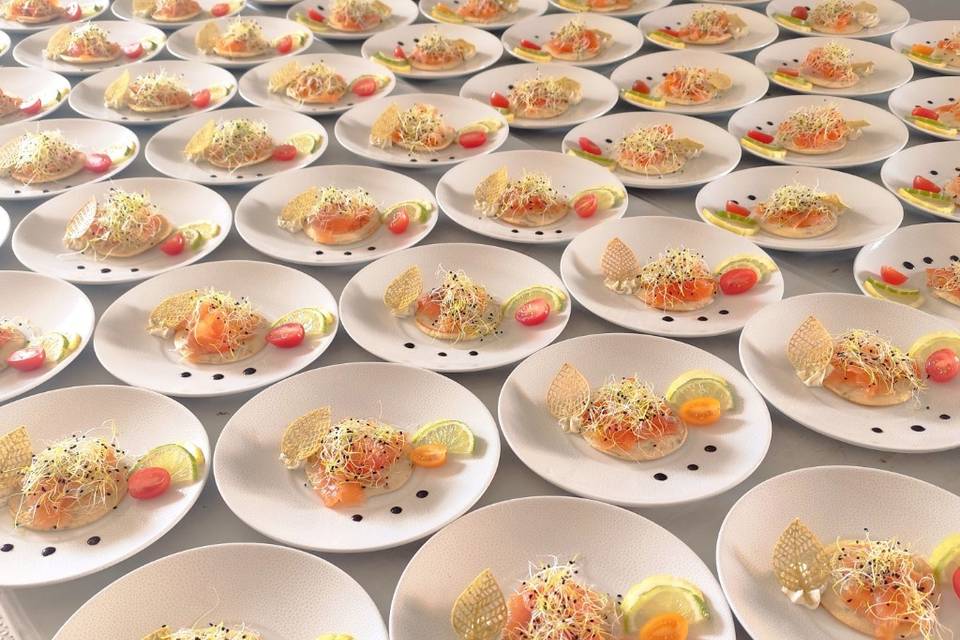 Mise en bouche sophistiquée