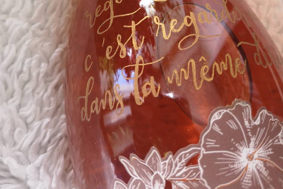 Bouteille personnalisée