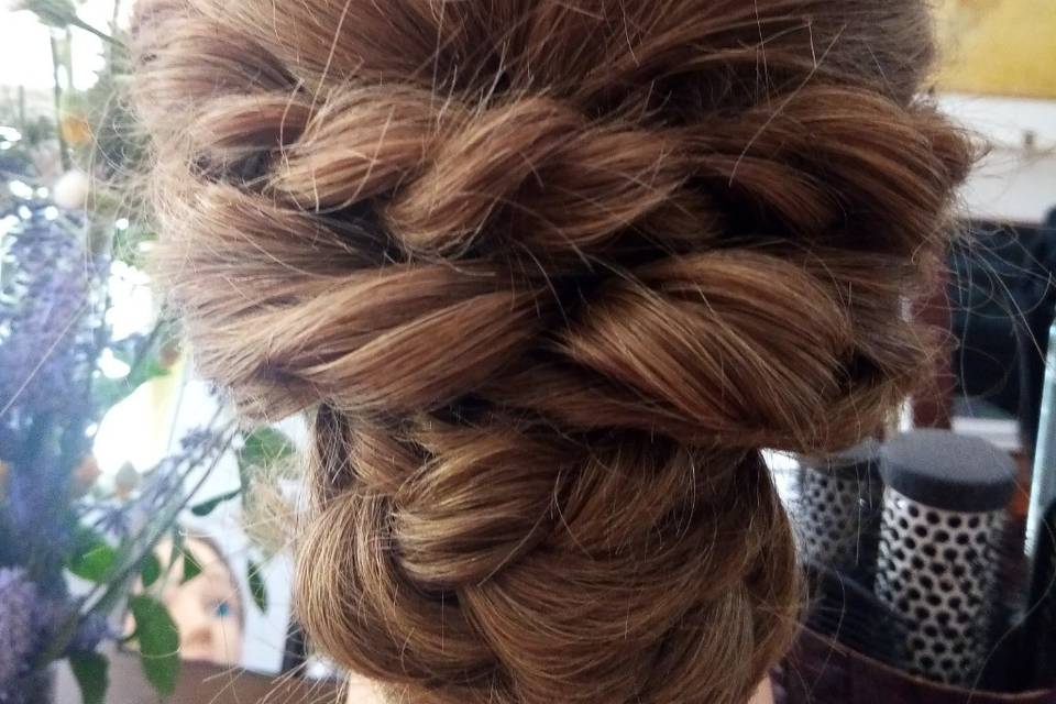 Chignon torsadé