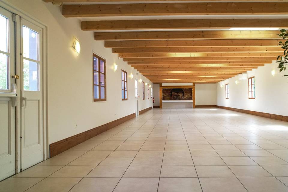Salle vin d'honneur cheminee
