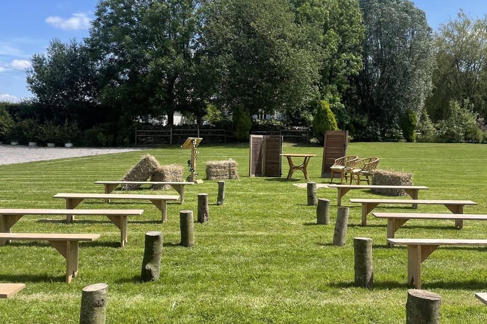 Bancs alembonniere Ceremonies