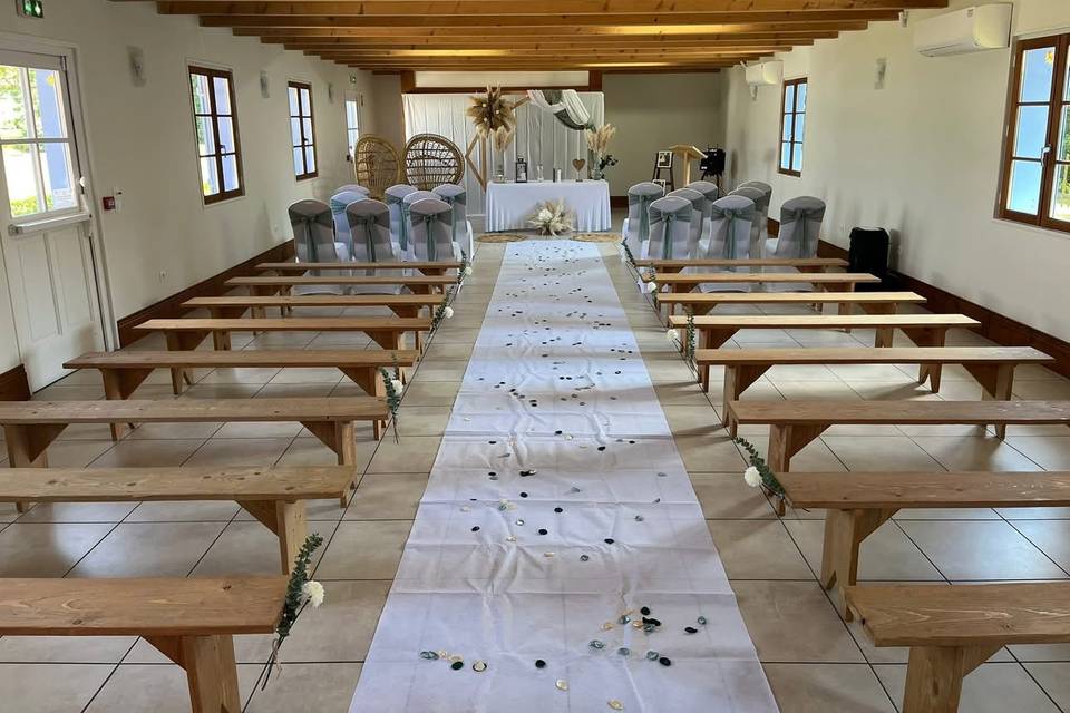 Bancs alembonniere Ceremonies
