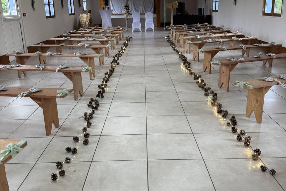 Bancs alembonniere Ceremonies