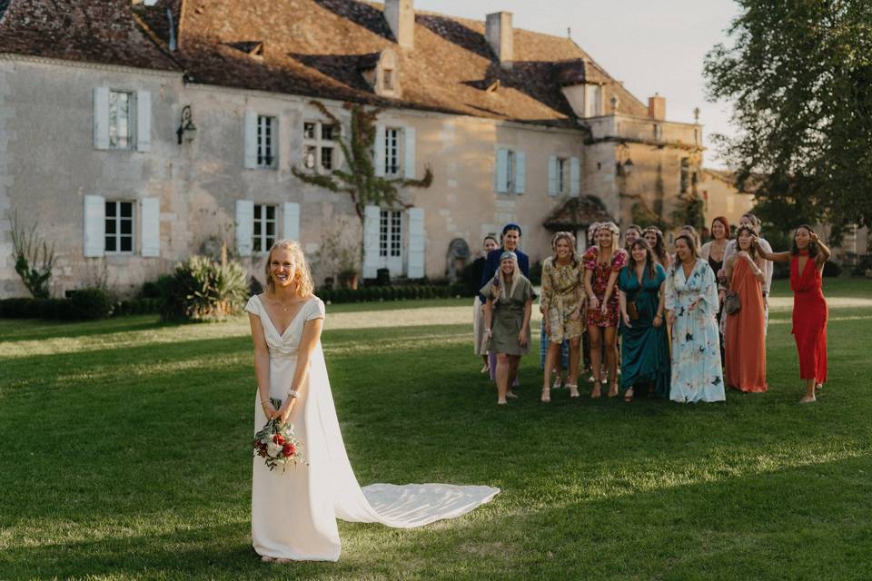 Lancer de bouquet