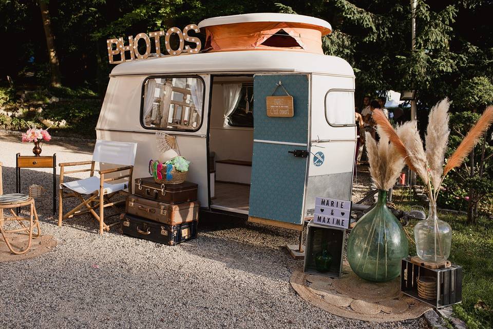 Wanderlustbooth - caravane - photobooth