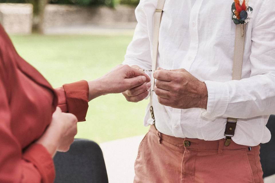 échange de bracelet
