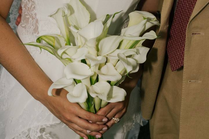 Bouquet mariée callas