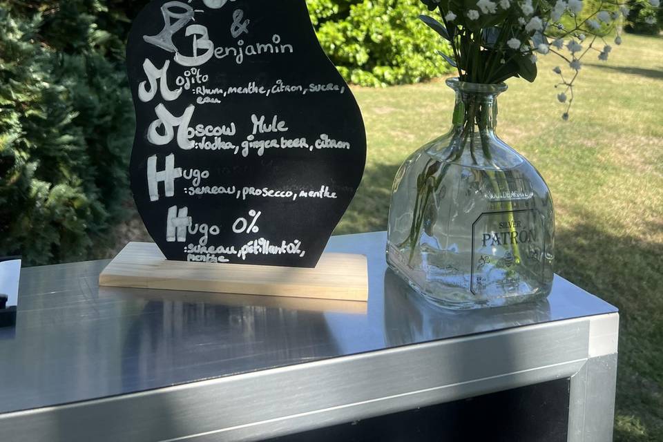 Vin d'honneur en pleine air