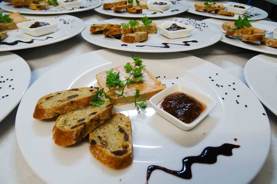 Foie gras maison, chutney