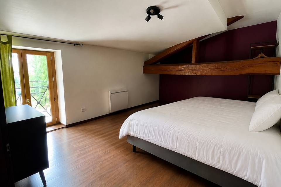 Une chambre lit simple/double