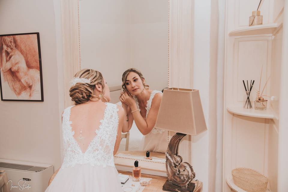 Préparation de la mariée