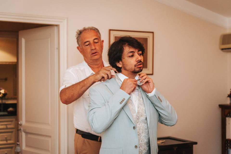 Préparation du marié