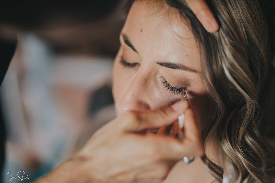 Maquillage de la mariée