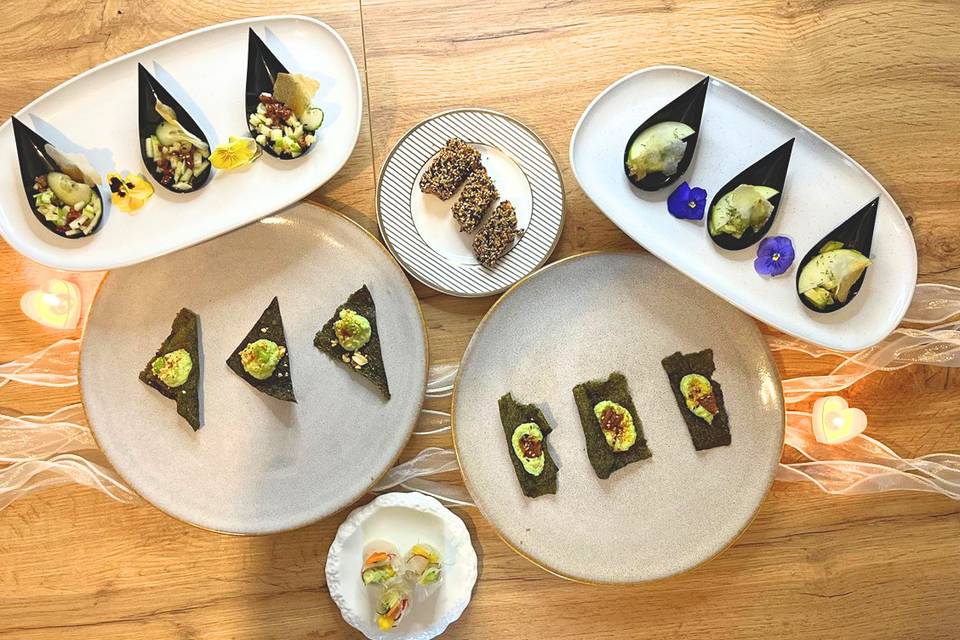 Table d'amuses bouches