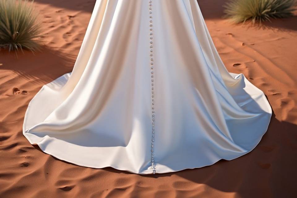 Taffetas robe Vauville