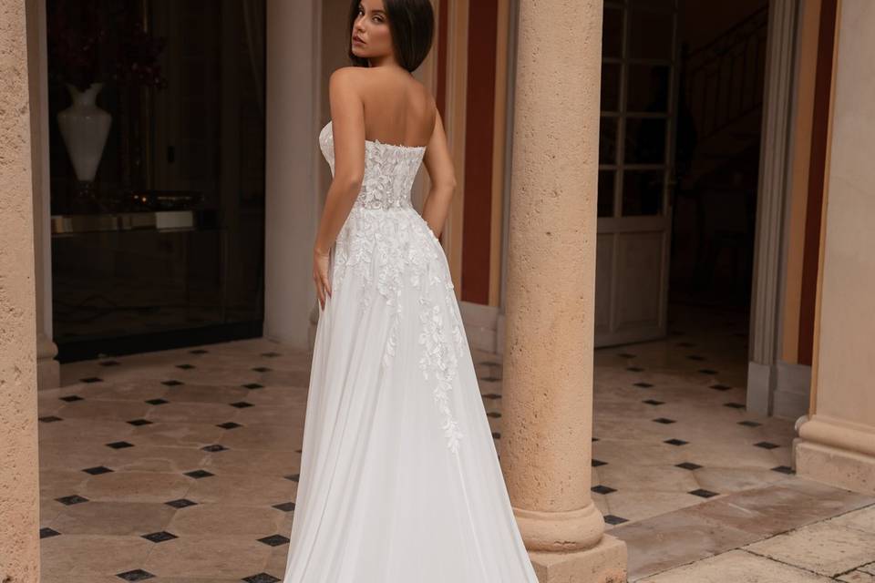 Taffetas robe Gournay